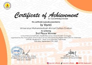 Sertifikat Is Yanti 3rd Place Winner International Public Health Education Video Student Category (1)_page-0001